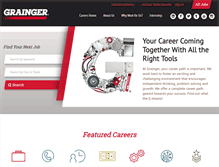 Tablet Screenshot of jobs.grainger.com